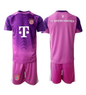 Bayern Munich Målmand Tredjetrøje Børn 2025-26 Kortærmet (+ Korte bukser)